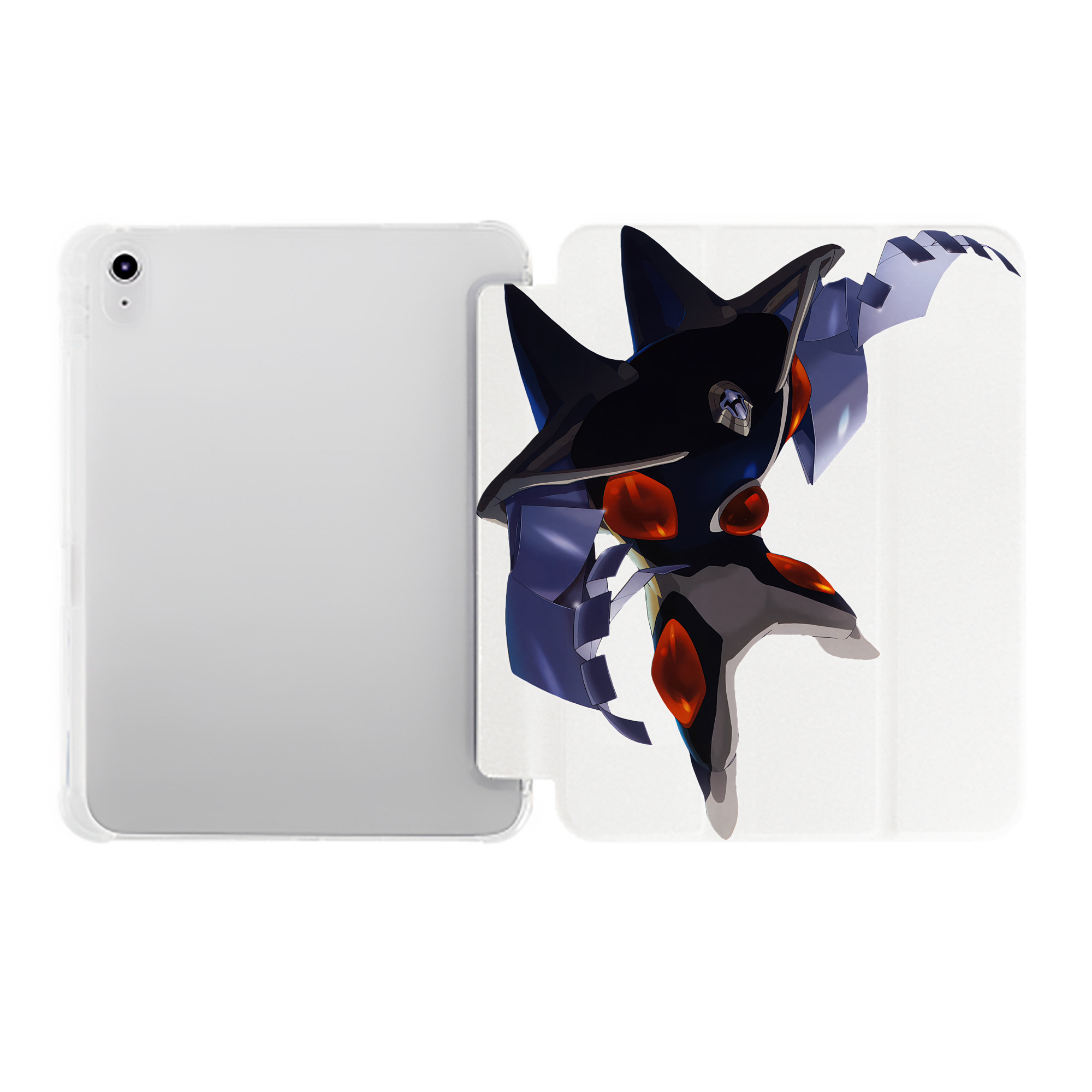 （画像用） EVA 新世紀エヴァンゲリオン IPad ケース ペン収納付き 三つ折りスタンド PUレザー×シリコン 対応機種9.5/10.5/10.9インチ